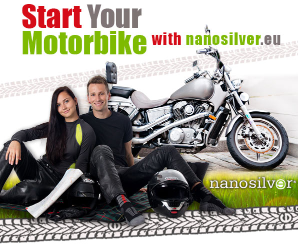Start Your Motorbike with nanosilver.eu!